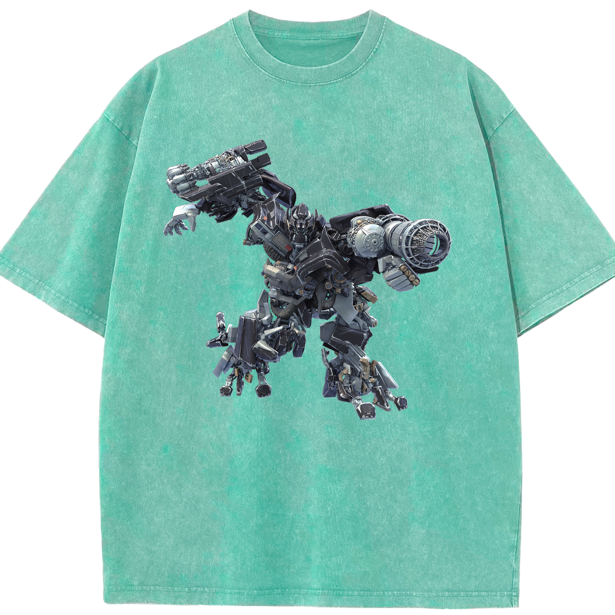 （画像用） Transformers トランスフォーマー 綿100% ヴィンテージ風 半袖Tシャツ（フロントプリント）